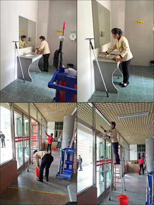 技能竞赛勤交流，同台竞技展风采——南强物业派员参加学生公寓与环境服务中心保洁服务技能竞赛